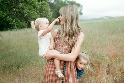 Spring wildflower family session in Topanga Canyon by Hello Pinecone Inspiration
