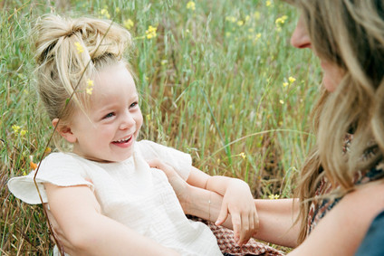 Spring wildflower family session in Topanga Canyon by Hello Pinecone Inspiration