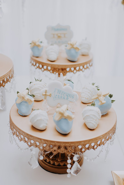 Airplane themed baby shower