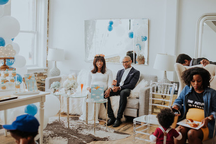 Airplane themed baby shower