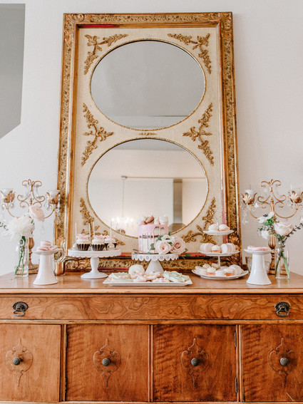 Luxe Parisian tea party 3rd birthday