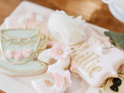 Luxe Parisian tea party 3rd birthday