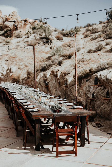 DIY desert wedding at Le Haute Desert Aerie in Pioneertown