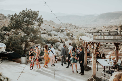 DIY desert wedding at Le Haute Desert Aerie in Pioneertown