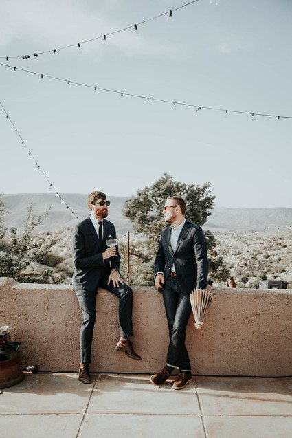DIY desert wedding at Le Haute Desert Aerie in Pioneertown