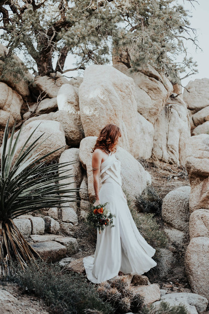 DIY desert wedding at Le Haute Desert Aerie in Pioneertown