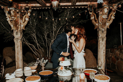 DIY desert wedding at Le Haute Desert Aerie in Pioneertown