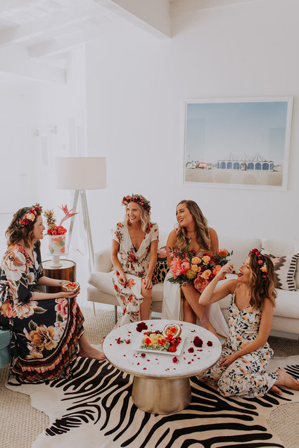 Tropical bachelorette party ideas in Palm Springs