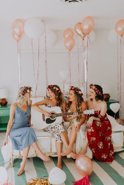 Tropical bachelorette party ideas in Palm Springs
