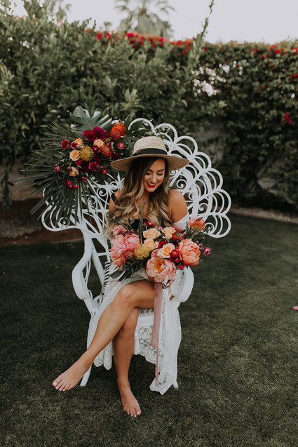 Tropical bachelorette party ideas in Palm Springs