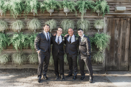 Rustic modern Jewish wedding at Terrain