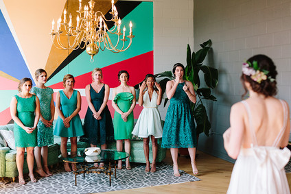Colorful wedding at The Cheney Place in Grand Rapids