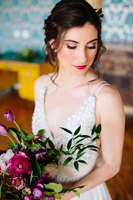Colorful wedding at The Cheney Place in Grand Rapids