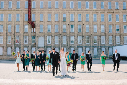 Colorful wedding at The Cheney Place in Grand Rapids