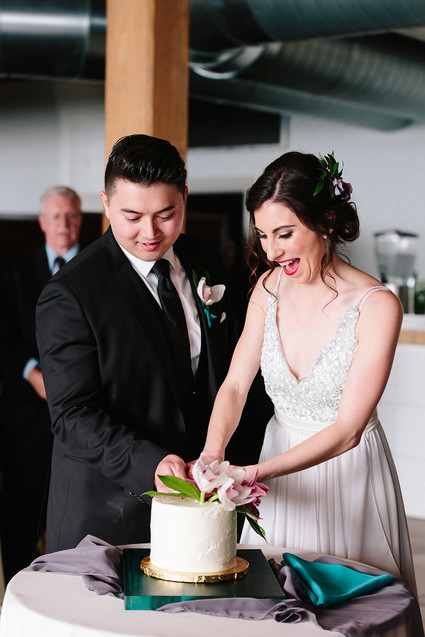 Colorful wedding at The Cheney Place in Grand Rapids