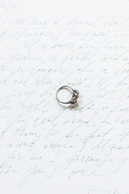 Pearl wedding ring