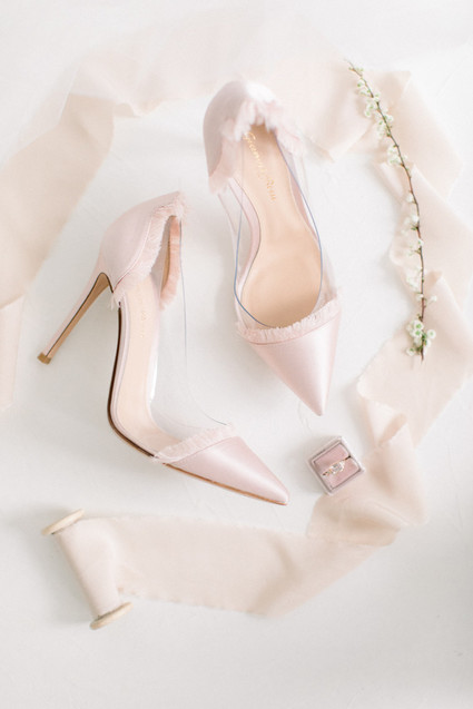 Ethereal stylish blush bridal inspiration