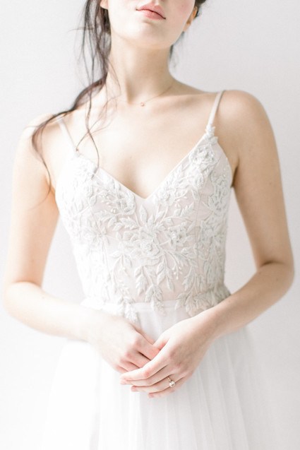 Ethereal stylish blush bridal inspiration