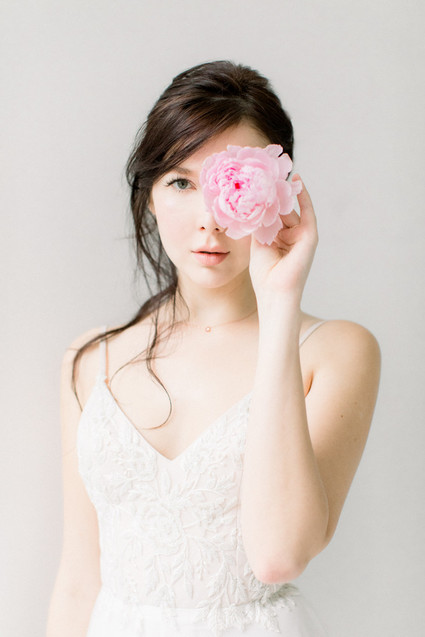 Ethereal stylish blush bridal inspiration Inspiration