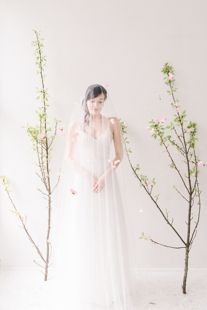 Ethereal stylish blush bridal inspiration