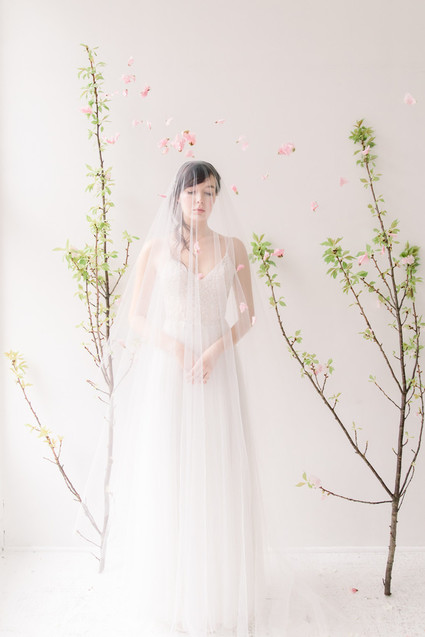 Ethereal stylish blush bridal inspiration
