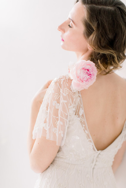 Ethereal stylish blush bridal inspiration Inspiration