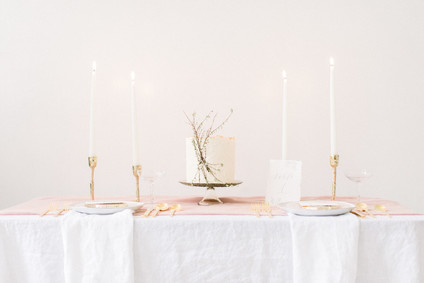 Ethereal stylish blush bridal inspiration Inspiration