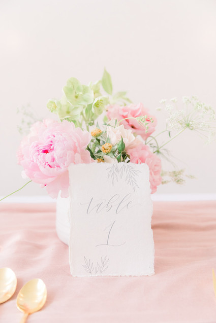 Ethereal stylish blush bridal inspiration