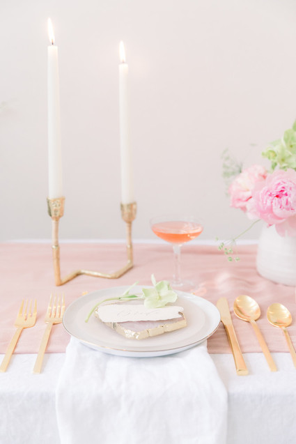Ethereal stylish blush bridal inspiration