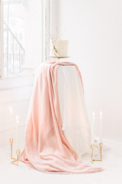 Ethereal stylish blush bridal inspiration