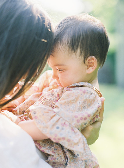 rustic summer upstate New York family photos on film by Jen Huang