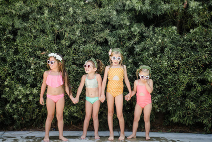 Modern Moana pool party from Beijos Events