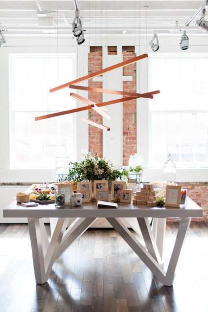 Gender neutral baby shower with DIY wood teether project