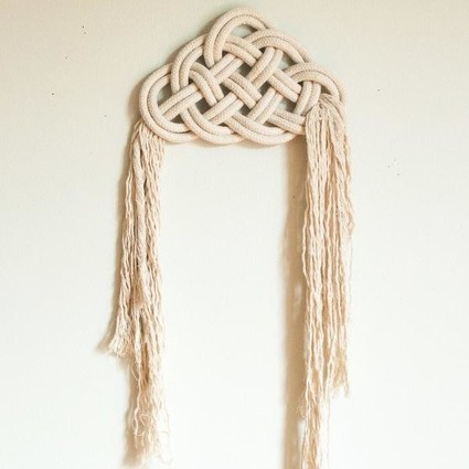 Knotted wall hangings