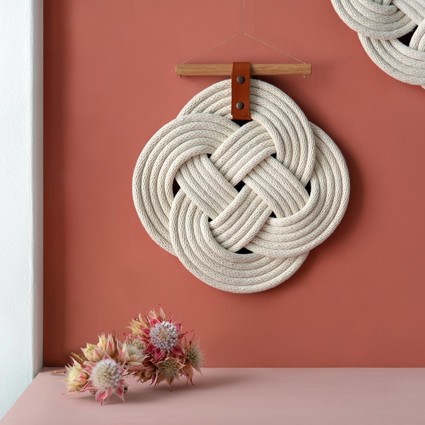 Knotted wall hangings
