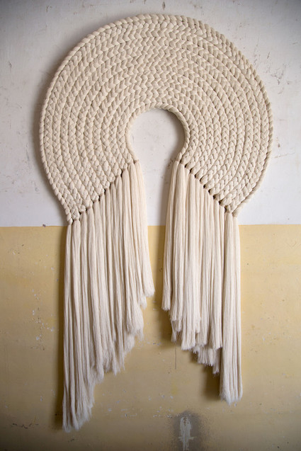 Knotted wall hangings