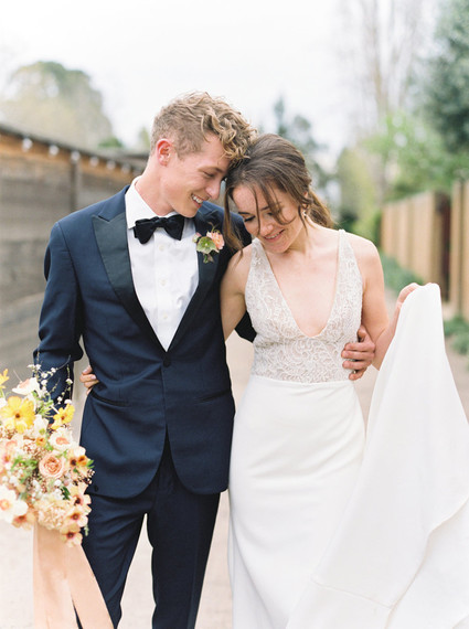 On trend now, a tamarind and pink wedding editorial in Sonoma CA