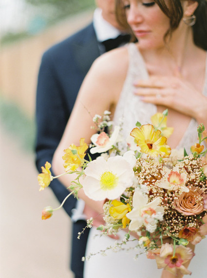 On trend now, a tamarind and pink wedding editorial in Sonoma CA