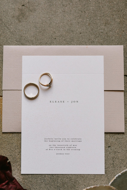 Modern minimalist earth tone wedding in the desert Inspiration