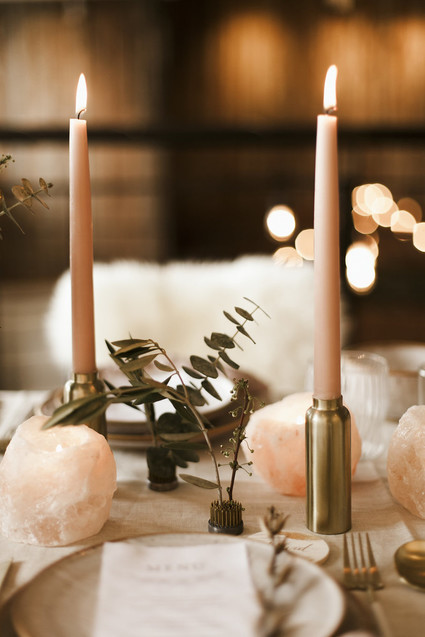 Romantic urban same sex wedding ideas with blush tones