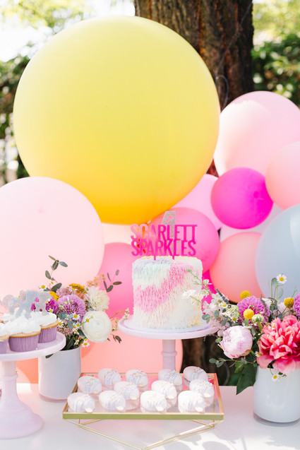 Modern girly My Little Pony birthday party