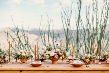 West Pinto terracotta inspired wedding editorial in West Texas