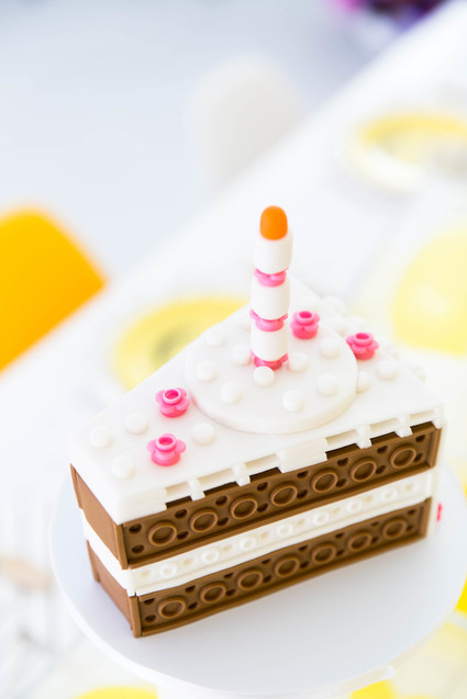 Modern Lego themed birthday party