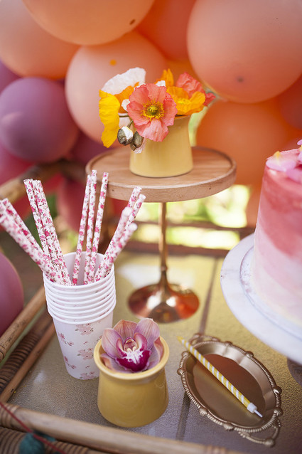 Earth tone llama themed first birthday party