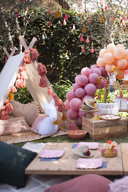 Earth tone llama themed first birthday party