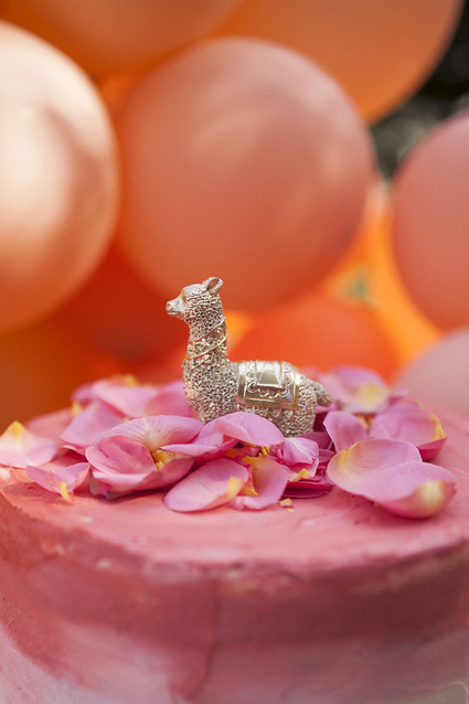 Earth tone llama themed first birthday party