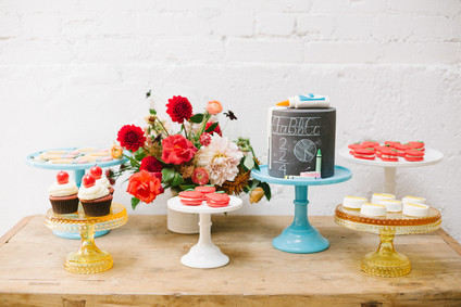 Modern back-to-school party from Beijos Events Inspiration