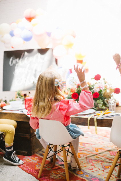 Modern back-to-school party from Beijos Events Inspiration
