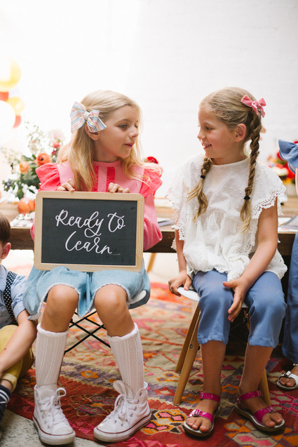 Modern back-to-school party from Beijos Events Inspiration