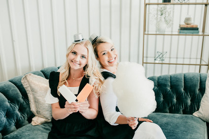 Helicopter-themed baby shower in at Hangar 21 in Orange County